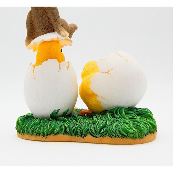 Charming Tails What's Hatchin Mouse Chicks Cracked Eggs 88/600 Fitz And Floyd - Picture 10 of 10